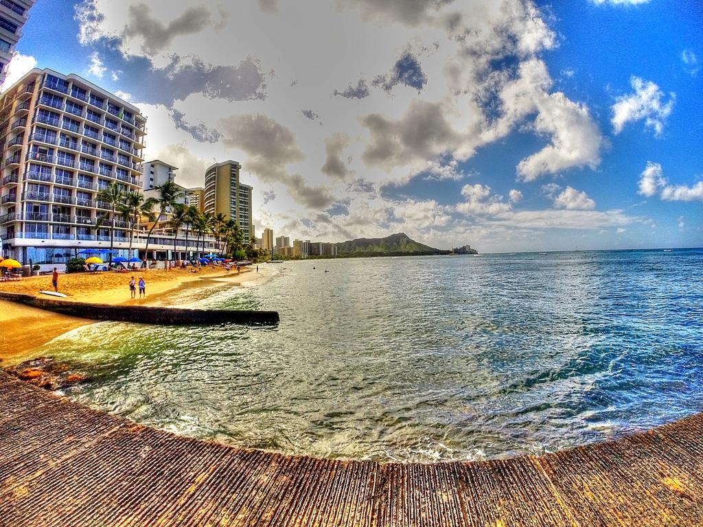 Waikiki Shore 515 Beachfront & Upgrade Apartment Honolulu Ngoại thất bức ảnh
